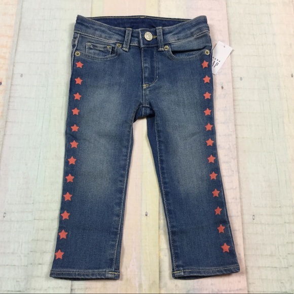 Gap Girls 18-24M or 3T Unicorn & Star Jeans Outfit - Picture 4 of 6
